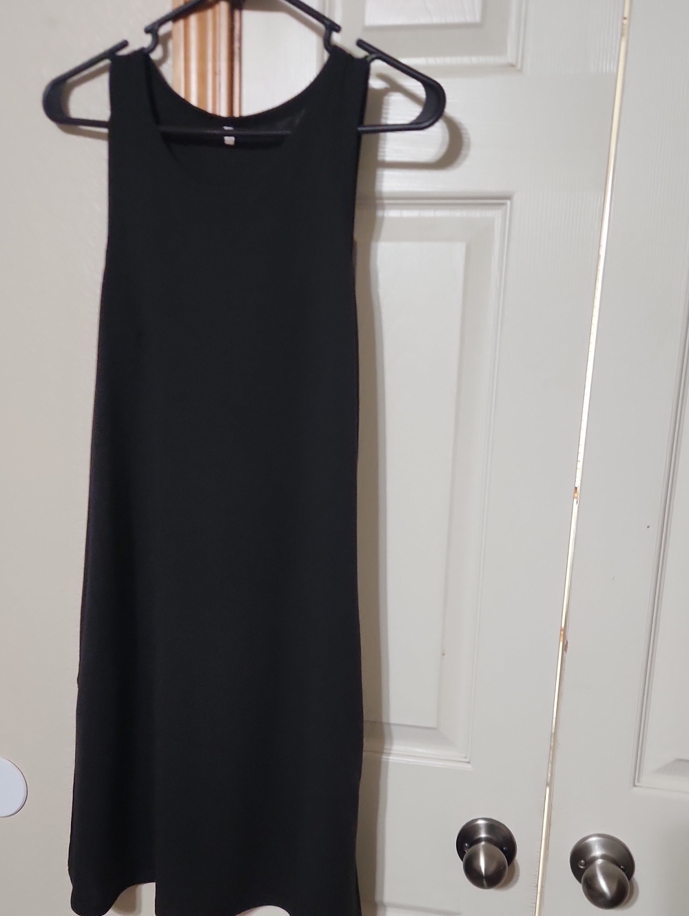 Classic Black Sleeveless A-Line Dress